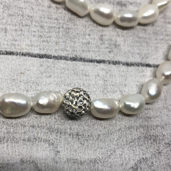 Curated bundle freshwater pearl jewelry set necklace and bracelet beach boho. - Picture 5 of 7